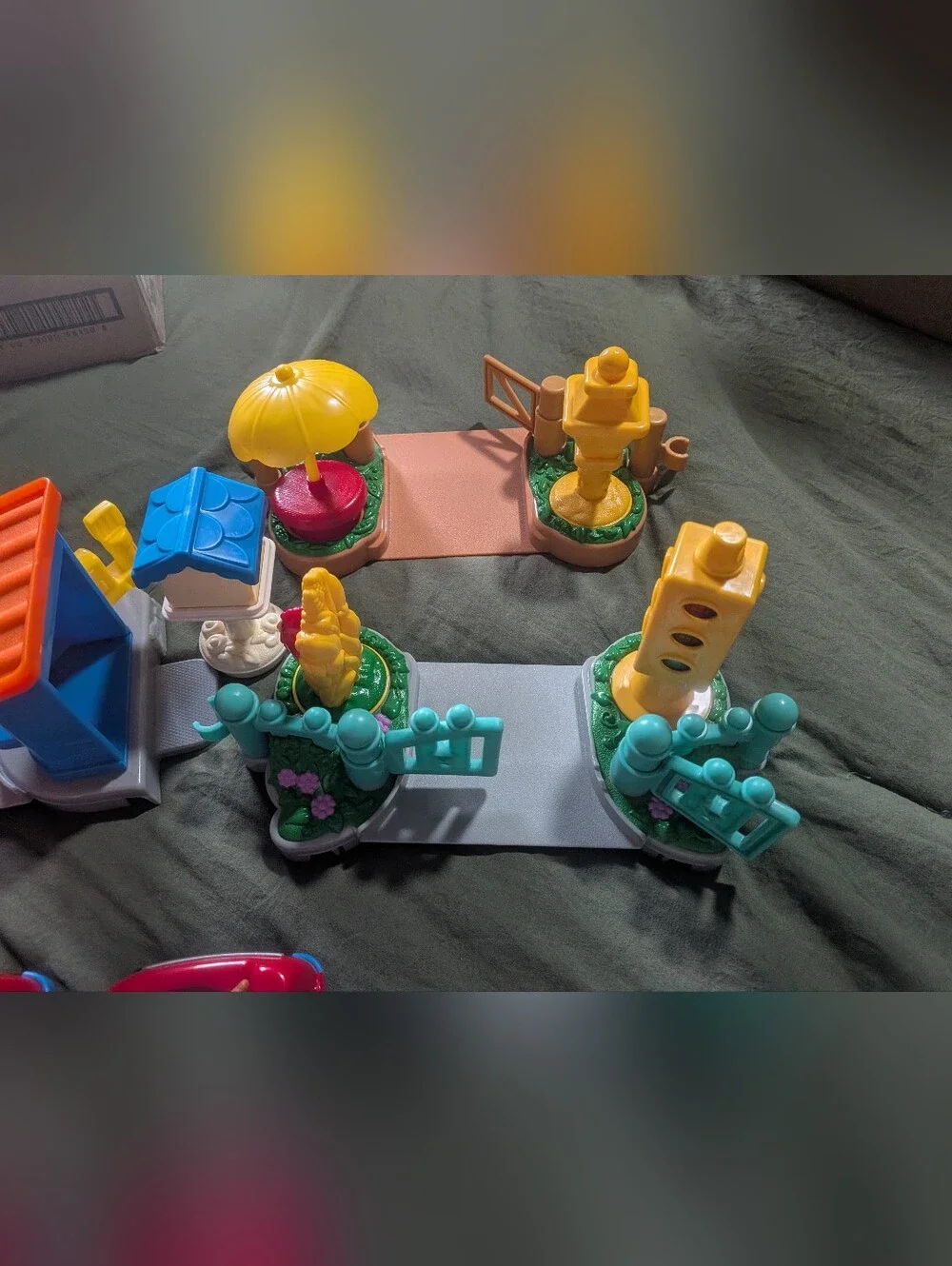 2001 Fisher-Price Little People - Fun Sounds Train - Parts Of Set